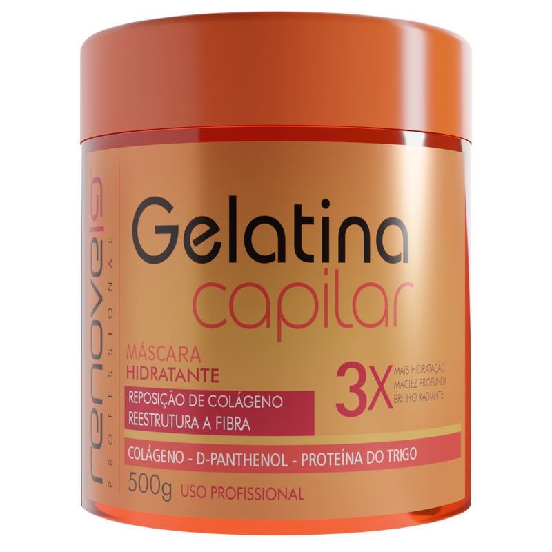 GELATINA HIDRATANTE CAPILAR RENOVE 500G